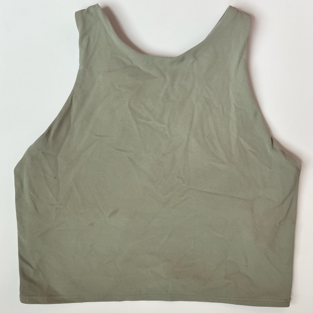 Athleta Sage Green Conscious Crop Bra Size A-C